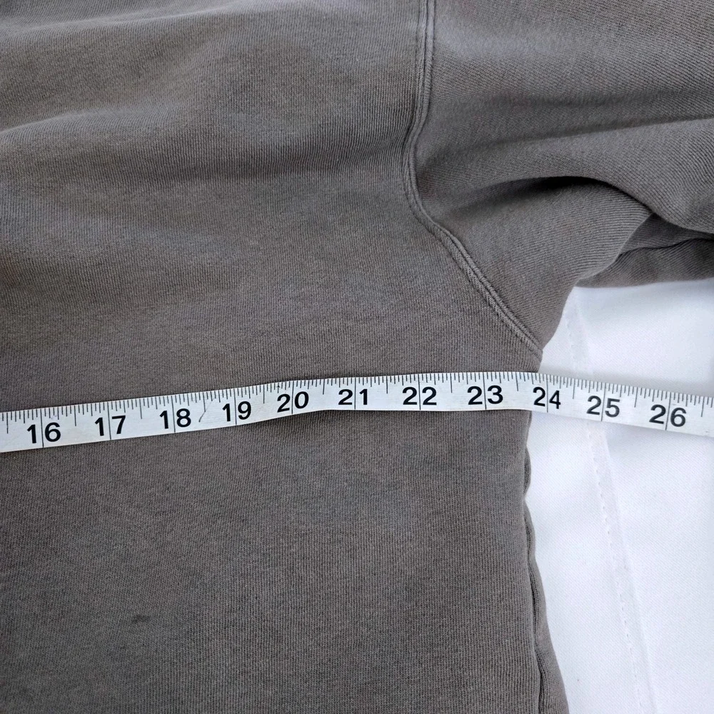 VTG 1989 Banana Republic Quarter Zip Sweatshirt Men XL Gray Long Sleeve Pullover